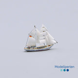 Rostocker Schiffsminiaturen - RSM 1001b - Greif (Brigantine) - 1:1250 - 4