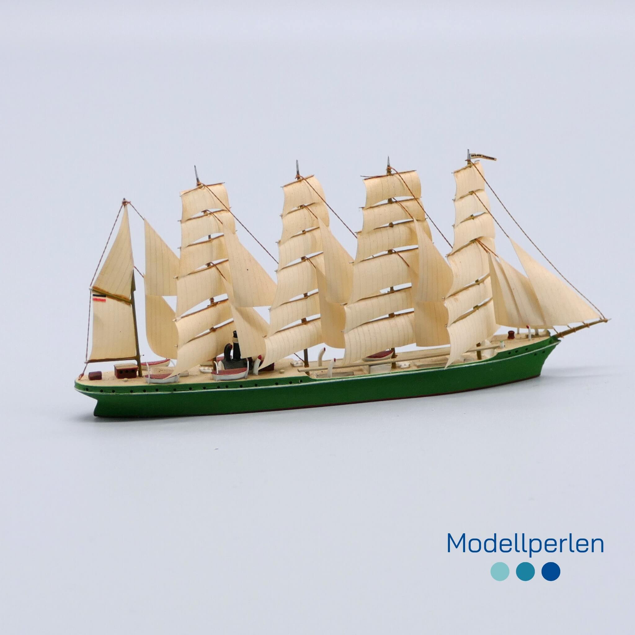 Rostocker Schiffsminiaturen - RSM 1006 - R.C. Rickmers (5-Mast-Bark) - 1:1250 - 4