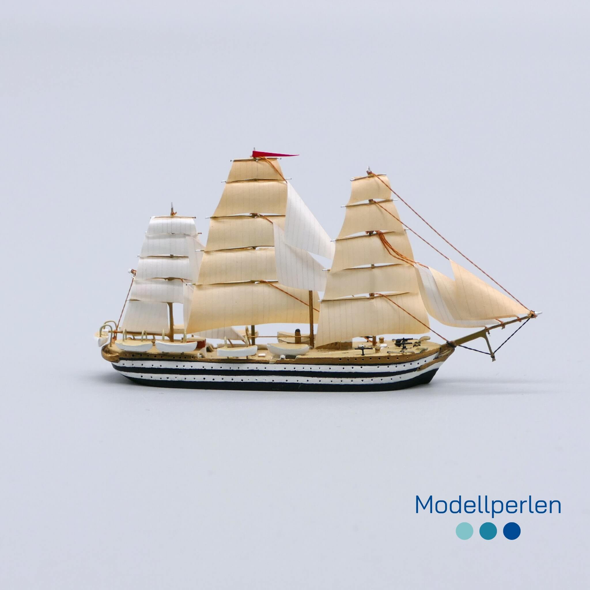 Rostocker Schiffsminiaturen - RSM 1012 - Amerigo Vespucci (3-Mast-Vollschiff) - 1:1250 - 1