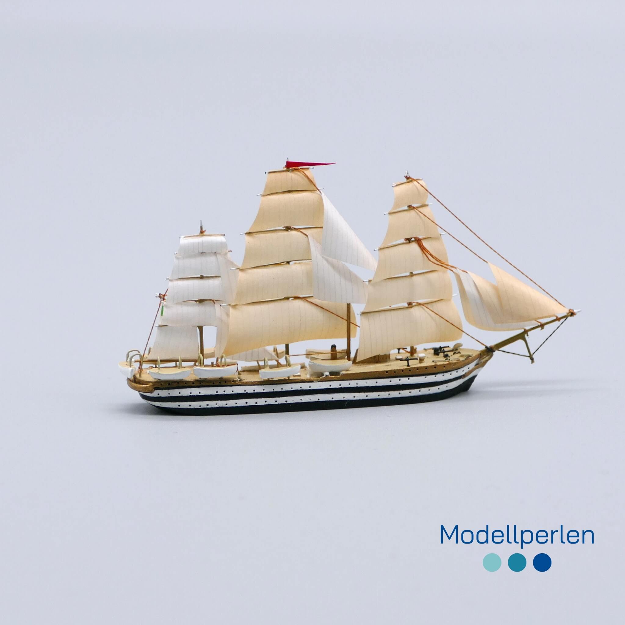 Rostocker Schiffsminiaturen - RSM 1012 - Amerigo Vespucci (3-Mast-Vollschiff) - 1:1250 - 4