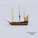 Aquarius - AQ 2009 - Queen Charlotte (100Kan. Linienschiff) - 1:1250 - 2