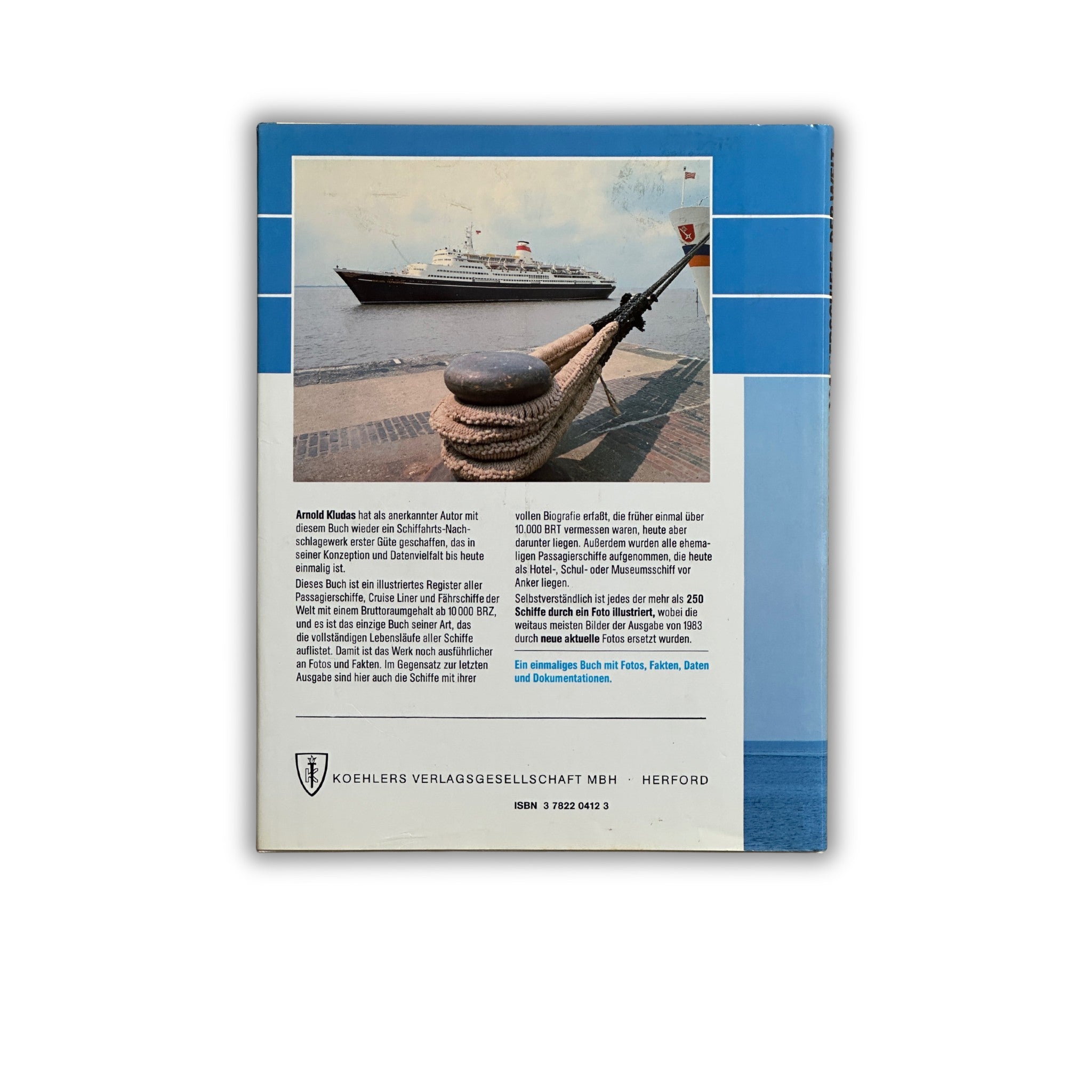 Buch - Arnold Kludas - Die großen Passagierschiffe der Welt (1987) - 2