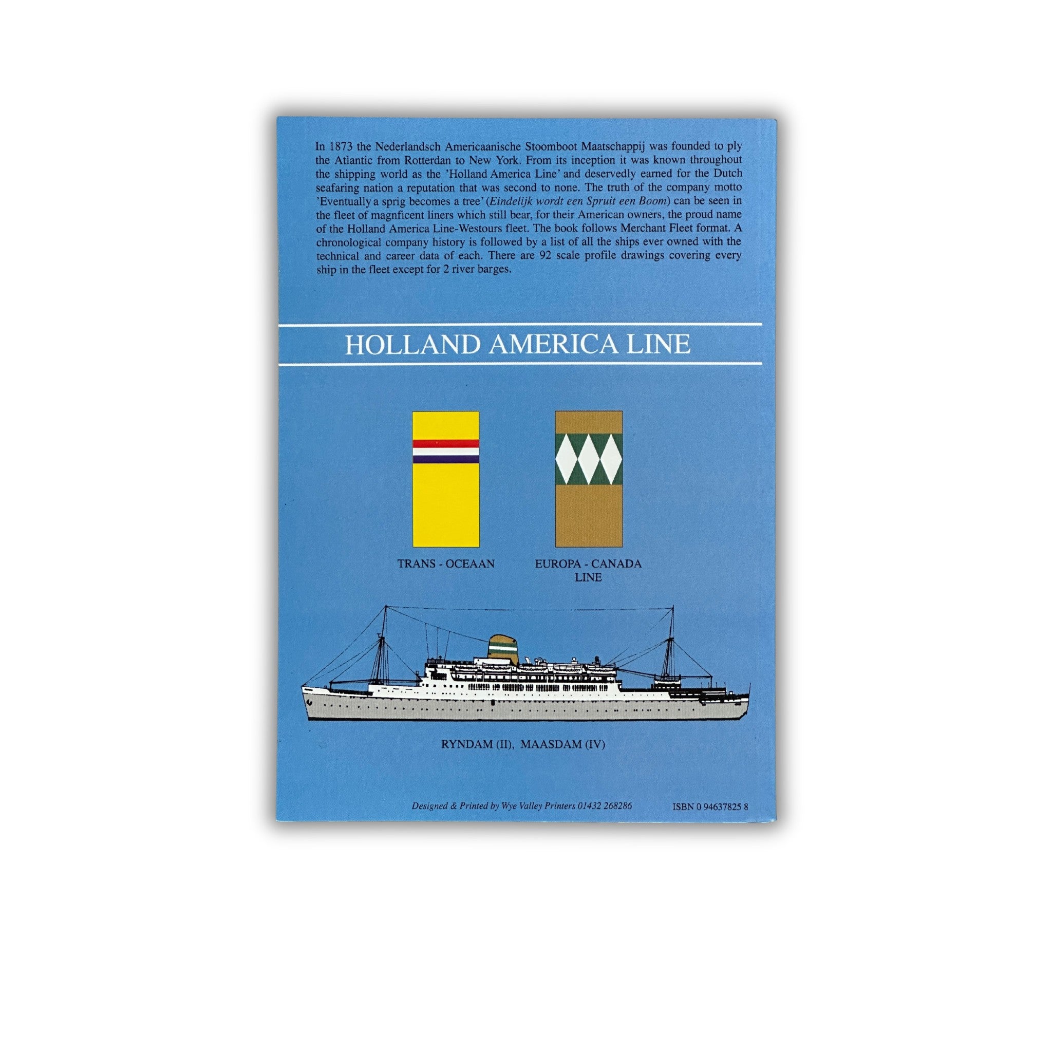 Buch - Duncan Haws - Merchant Fleets 28: Holland America Line - 2