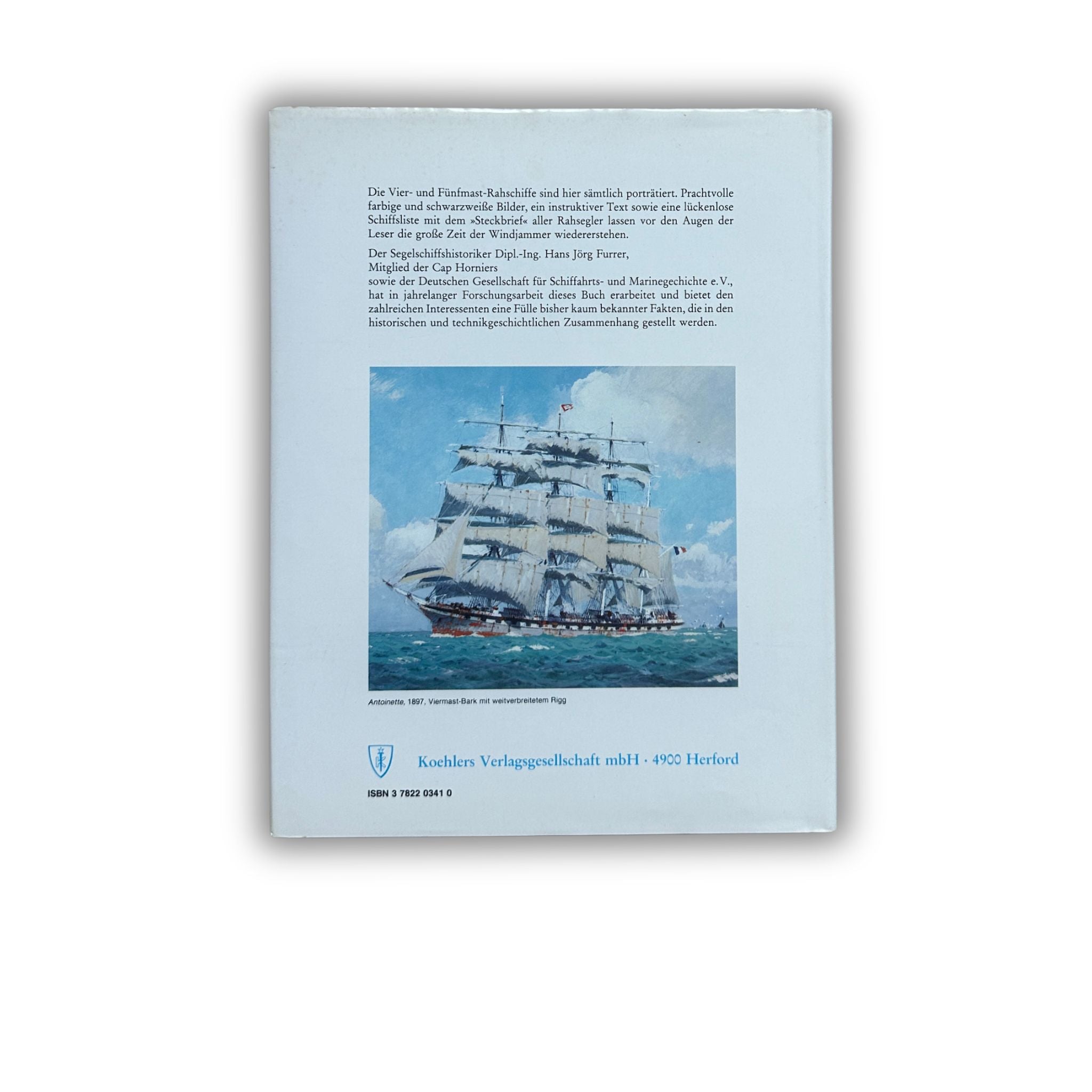 Buch - Hans Jörg Furrer - Die Vier- und Fünfmast-Rahsegler der Welt - 2