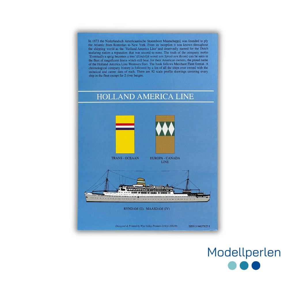 Buch - Duncan Haws - Merchant Fleets 28: Holland America Line - 2