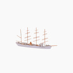 Luna - LU 106 - Nippon Maru (4-Mast Bark) - 1:1250 - 2
