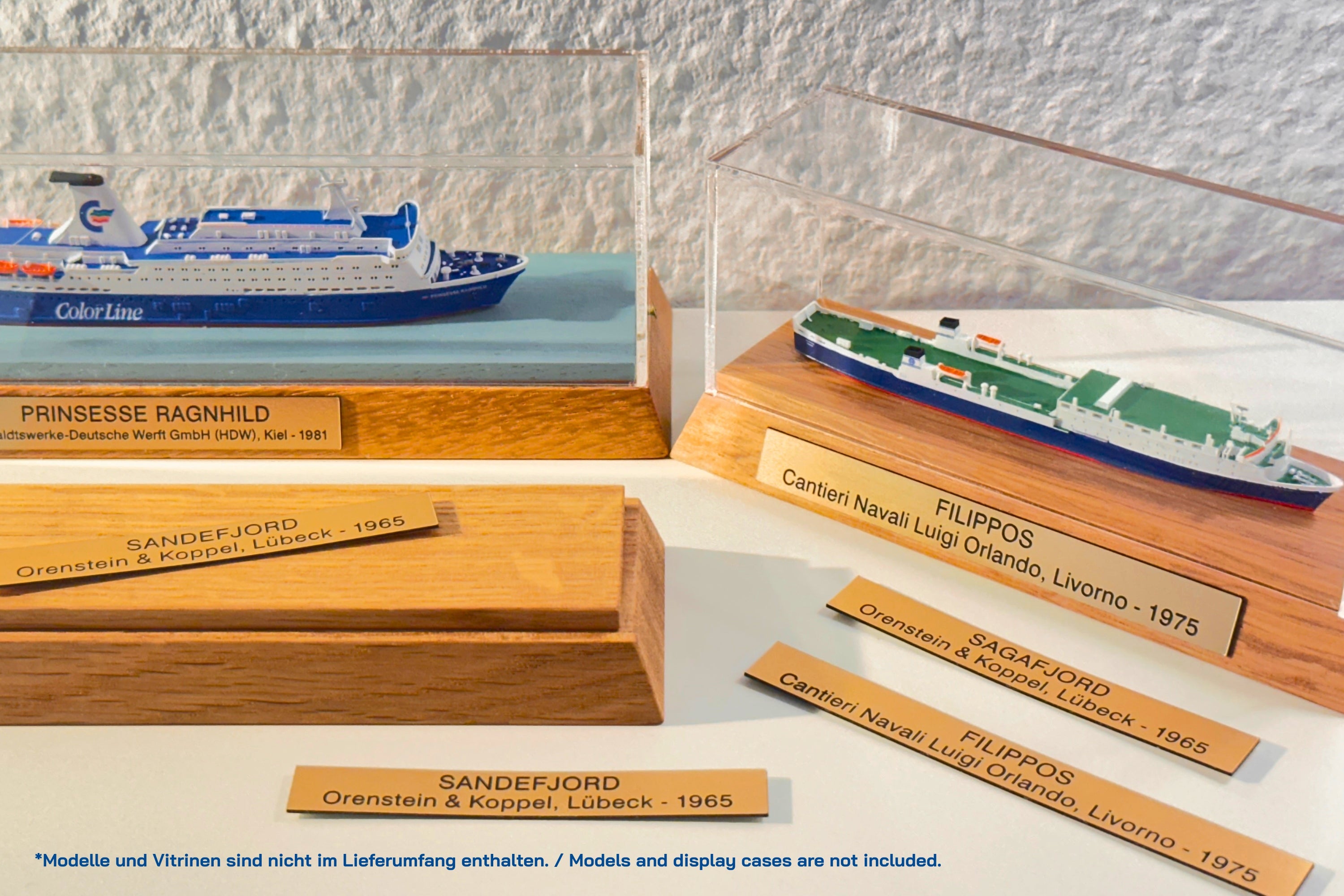 Modellperlen - MP-Z 00 - Personalisiertes Vitrinenschild - 2