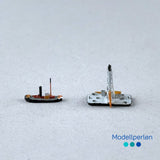 Rodkling - RK 054 - Ramme II mit Schlepper - 1:1250 - Wasserlinien Modell